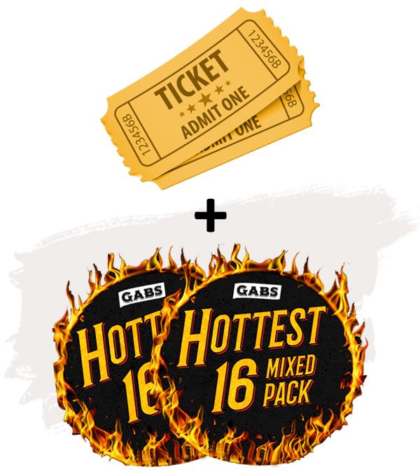 2 Tickets to GABS Plus 2x GABS 2021 Hottest 16 Beers Mixed Packs - SMART CRAFT
