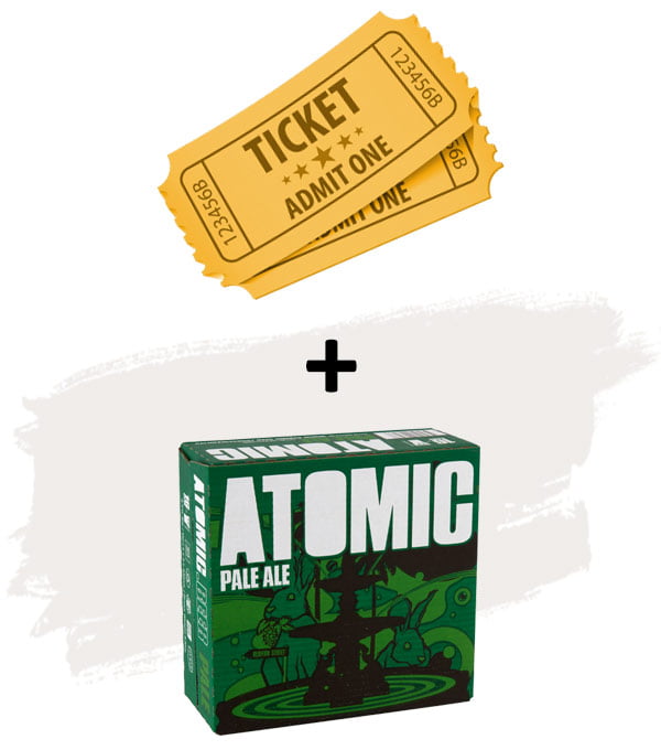 2 Tickets to GABS Plus A Free Case of Atomic Pale Ale!
