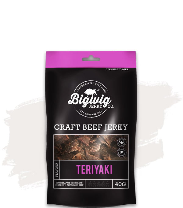 Bigwig Jerky Co. Teriyaki Beef Jerky (40g)