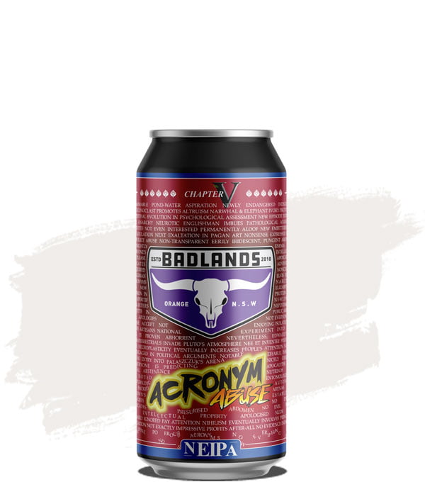 Badlands Acronym Abuse Chapter V NEIPA