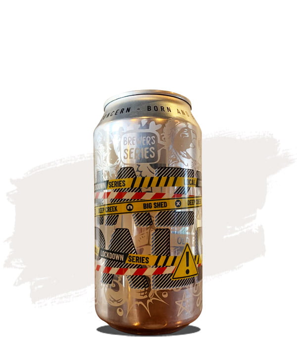 Big Shed Brewing & Deep Creek Brewing Co Collab Local Locked Down Hazy Pale