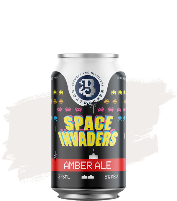 Boatrocker Space Invaders Amber Ale - Case of 24