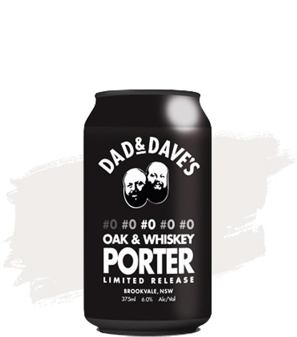 Dad & Dave's Oak & Whiskey Porter Can