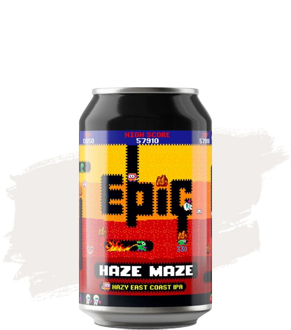 Epic Haze Maze Hazy East Coast IPA