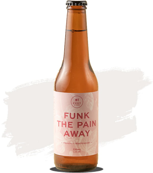 Fury and Son Funk The Pain Away - Peach Barrel Aged Farmhouse Ale