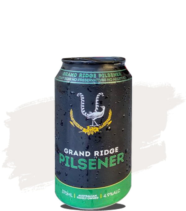Grand Ridge Brewers Pilsner Can