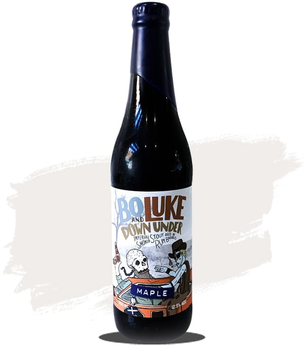 Hawkers / Against the Grain Rum Barrel Aged Bo & Luke Down Under Maple
