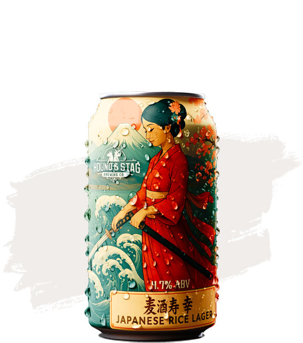 Hound and Stag Japanese Rice Lager