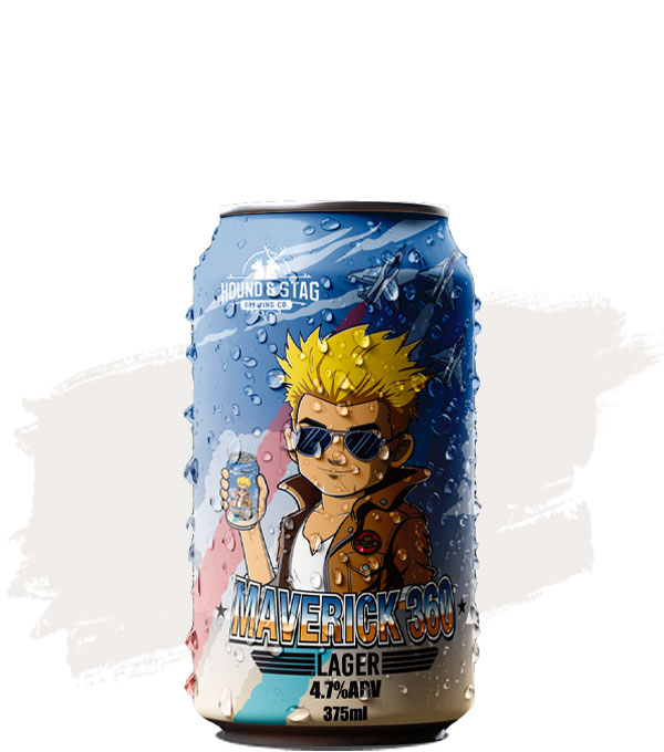 Hound and stag Brewing Maverick 360 Lager