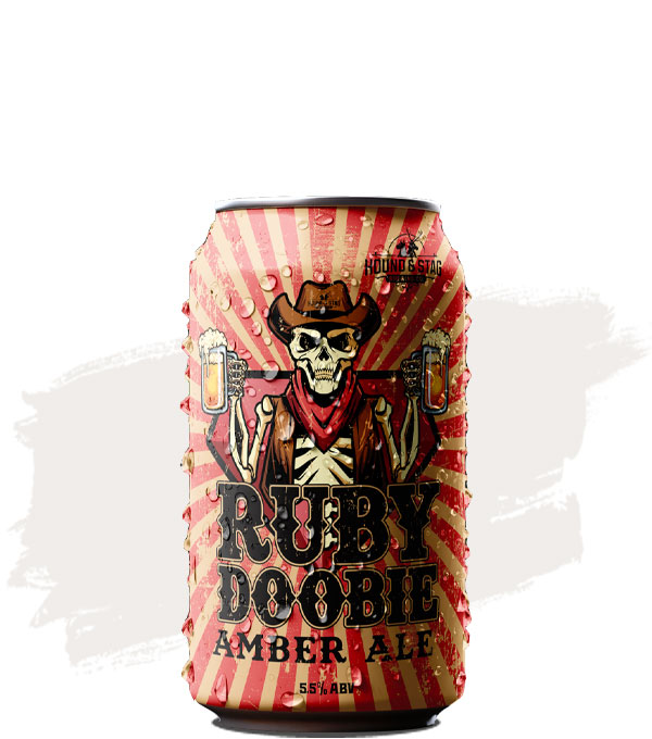 Hound and stag Brewing Ruby Doobie Amber Ale