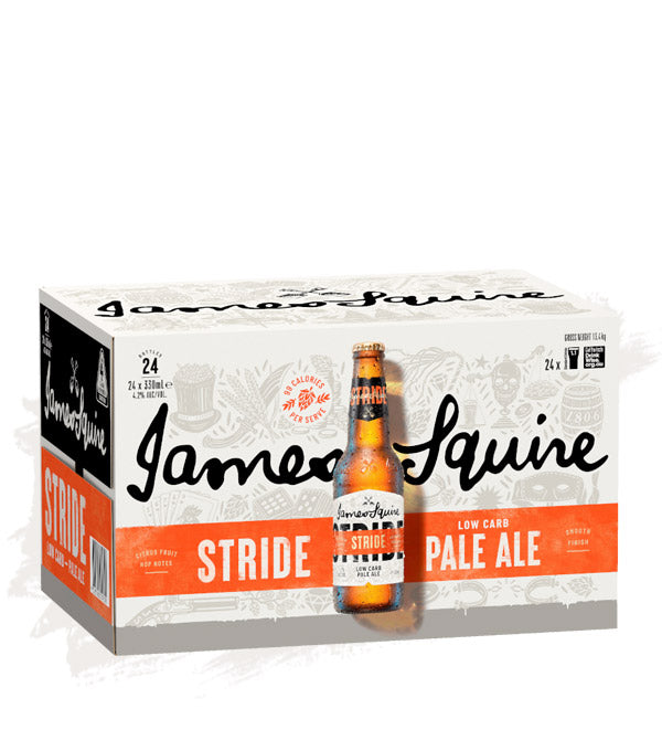 James Squire Stride Low Carb Pale Ale Bottle 330ml - 24 Pack