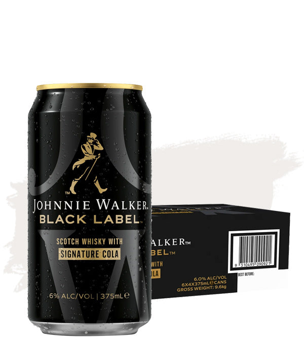 Johnnie Walker Black Label Signature Cola - 30 Pack