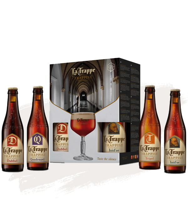 La Trappe Gift Pack - 4 Bottles + 1 Free Goblet