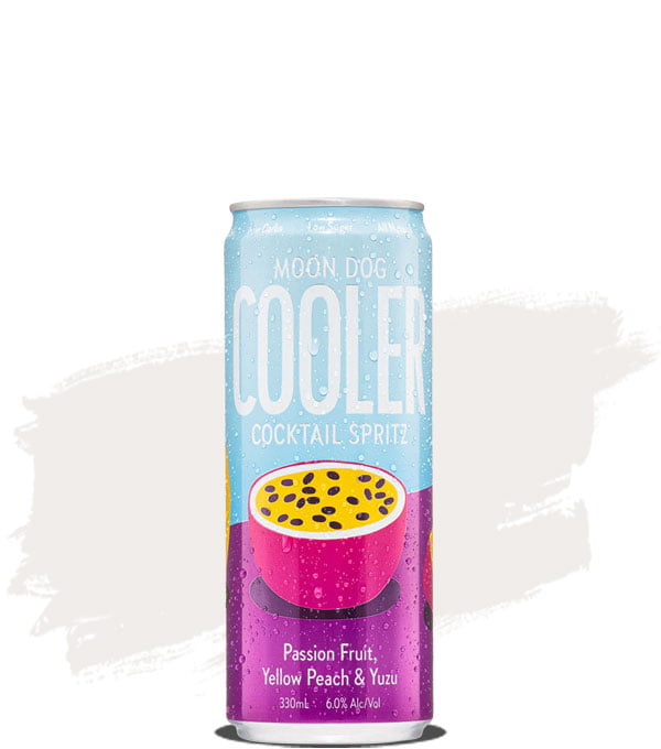 Moon Dog Cooler Cocktail Spritz Passion Fruit, Yellow Peach & Yuzu