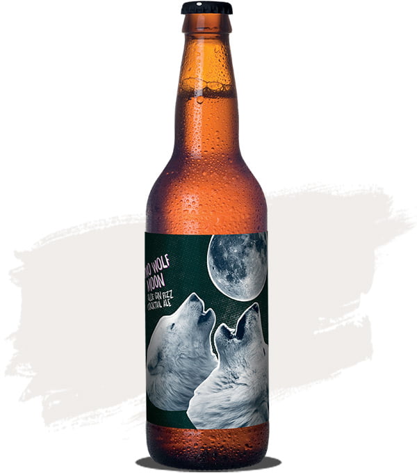 Moon Dog Two Wolf Moon Sloe Gin Fizz Cocktail Ale
