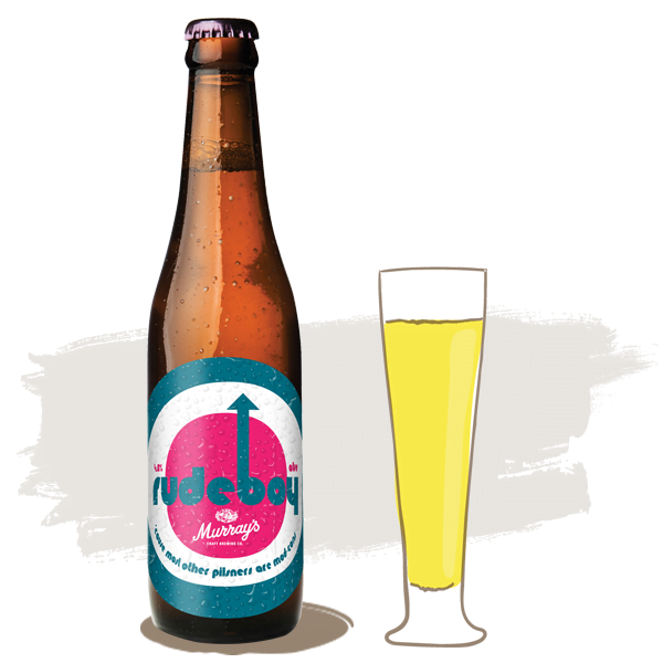 Murray's RudeBoy Pilsner
