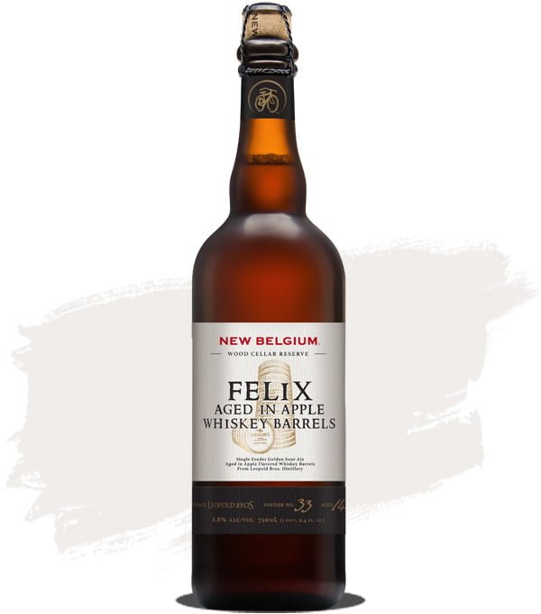 New Belgium Felix Aged in Apple Whiskey Barrels