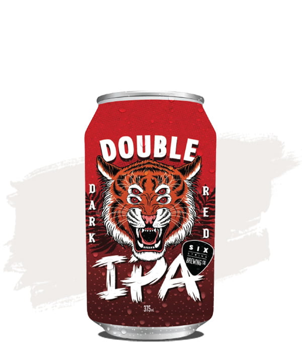 Six String Double Dark Red IPA