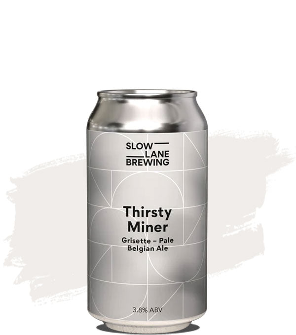 Slow Lane Thirsty Miner Grisette Pale Belgian Ale - Case of 24