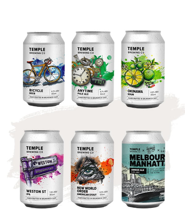 Temple Brewing Co. Mixed Pack