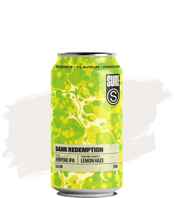 Sure Brewing Dank Redemption Lemon Hazy Terpene IPA 6.6% - 24 Pack