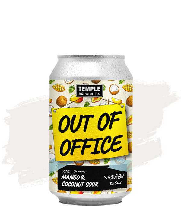 Temple Brewing Out of Office Mango & Coconut Sour