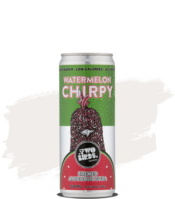 Two Birds Chirpy Watermelon Seltzer