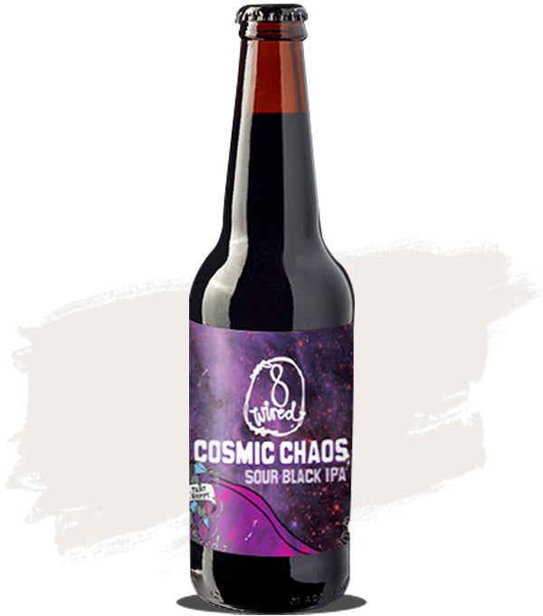 8 Wired Cosmic Chaos Sour Black IPA