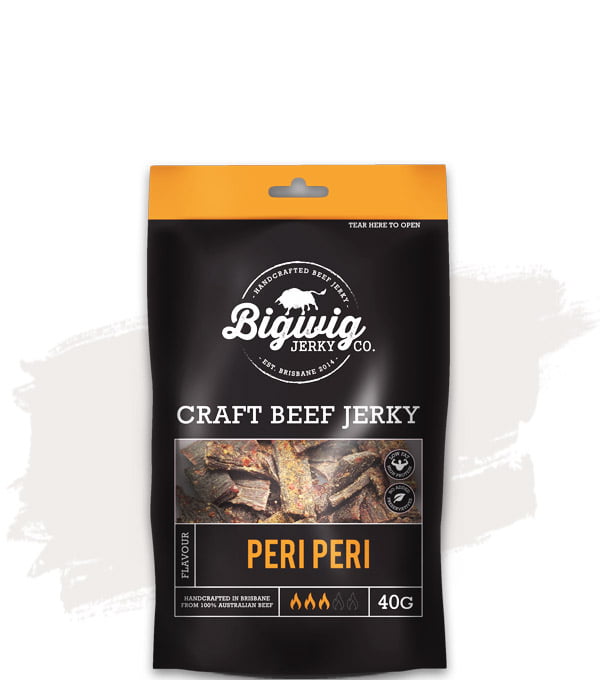 Bigwig Jerky Co. Peri Peri Beef Jerky (40g)