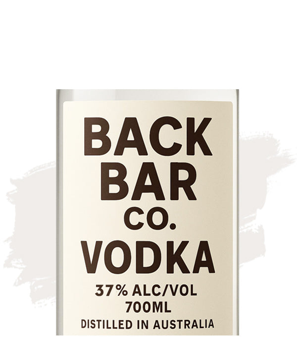 Back Bar Co Vodka 37% Bottle 700ml