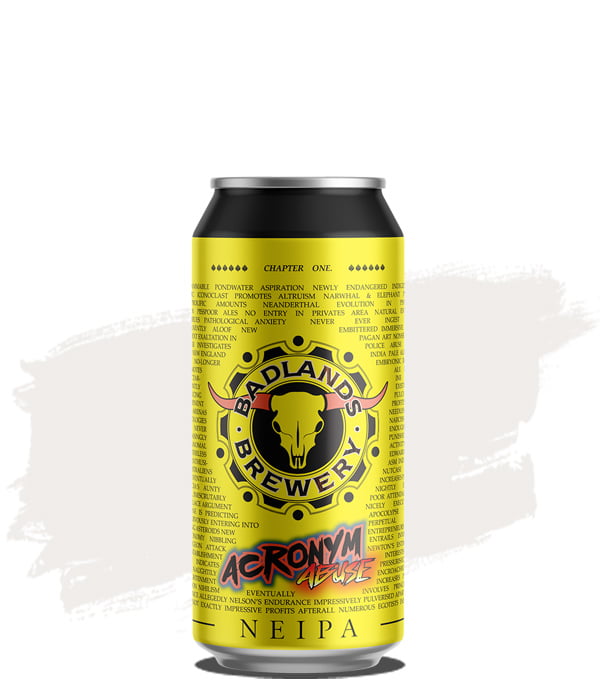 Badlands Acronym Abuse Chapter One NEIPA