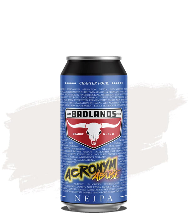 Badlands Acronym Abuse NEIPA Chapter 4