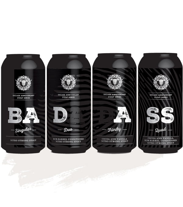 Badlands Brewery BADASS - A series of 4 Strong Stouts