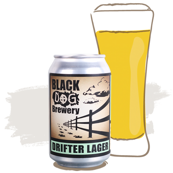 Black Dog Drifter Lager