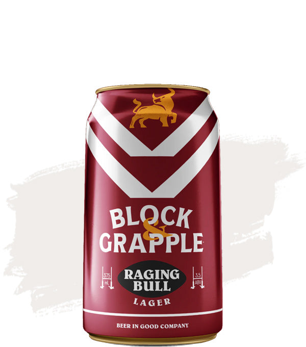 Block & Grapple Raging Bull Lager