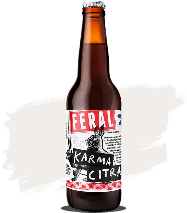 Feral Karma Citra Black IPA