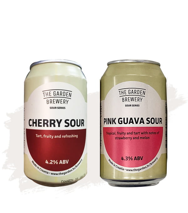 GARDEN SOURS COLLECTION - Pink Guava + Cherry - 2 Cans Set
