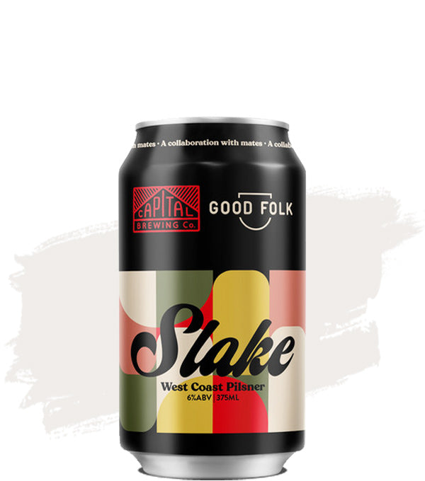 Good Folk x Capital Slake West Coast Pilsner - 24 Pack