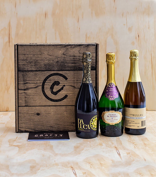 Happy Hour Sparkling Wine Trio