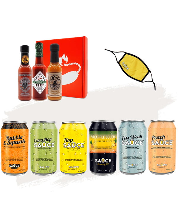 Hot Sauce & Sauce Brewing Mixed Pack