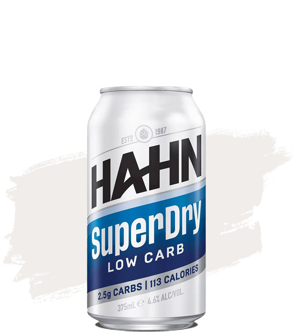 Hahn Super Dry Low Carb Beer Can
