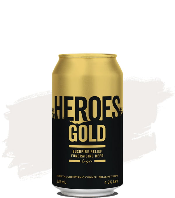 Heroes Gold Bushfire Relief Lager