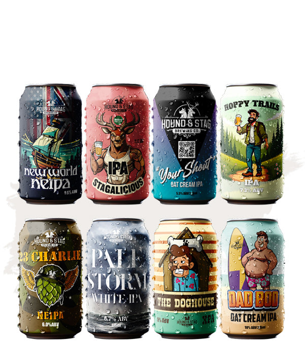 Hound and Stag Happy Hop Heroes Mixed box