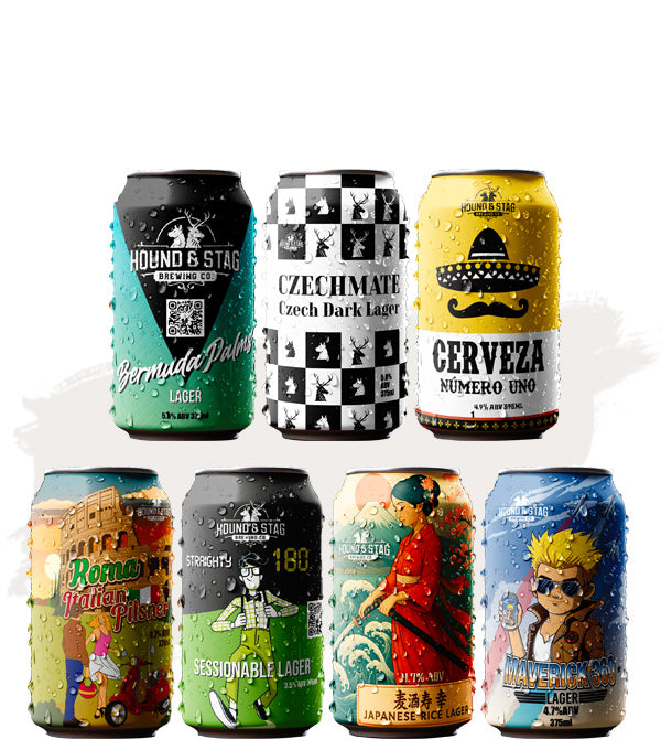 Hound and Stag Lager Lovers Mixed box