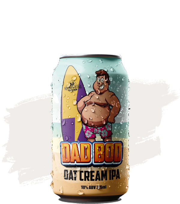 Hound and stag Brewing Dad Bod Oat Cream IPA