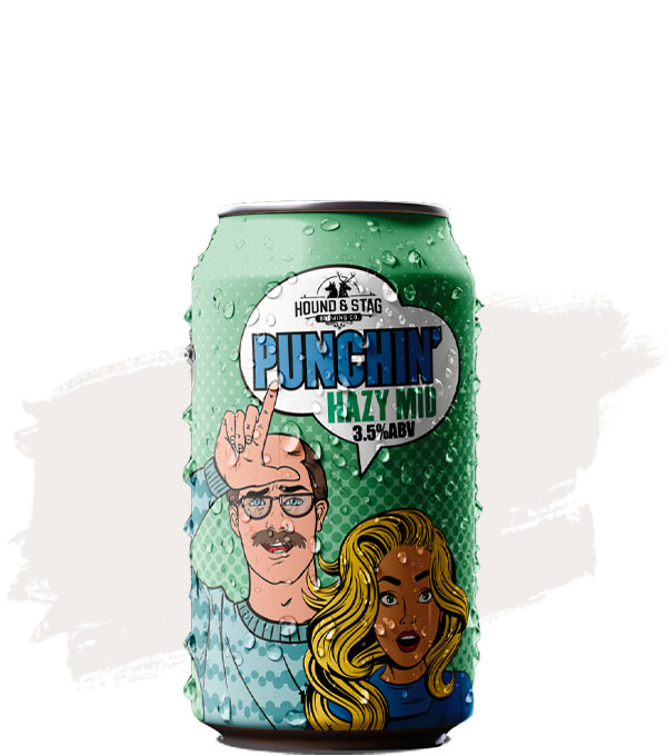 Hound and stag Brewing Punchin Hazy Mid