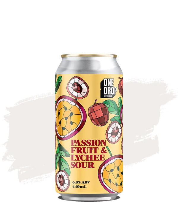 One Drop Passionfruit & Lychee Sour Juicy Sour