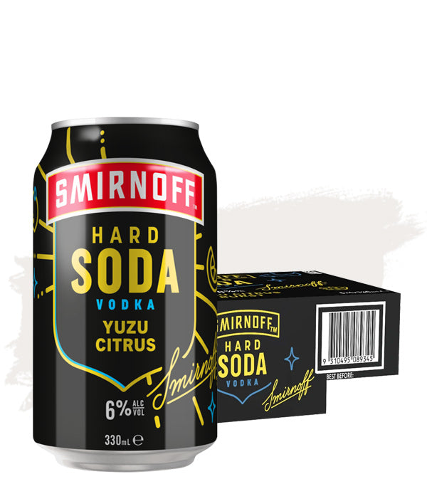 Smirnoff Hard Soda Yuzu Citrus Burst