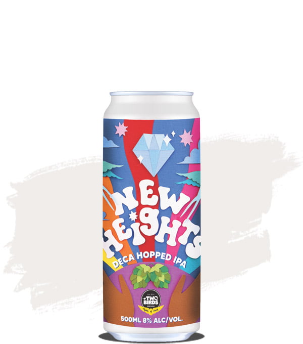 Two Birds New Heights Deca Hopped IPA