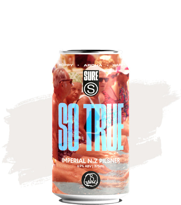 Sure Brewing x 8 Wired So True Imperial N.Z Pilsner 6.9% - 24 Pack